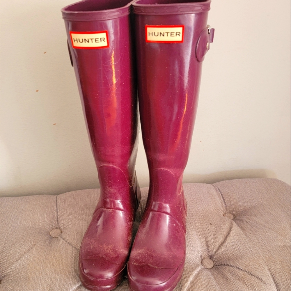 Hunter rain boots